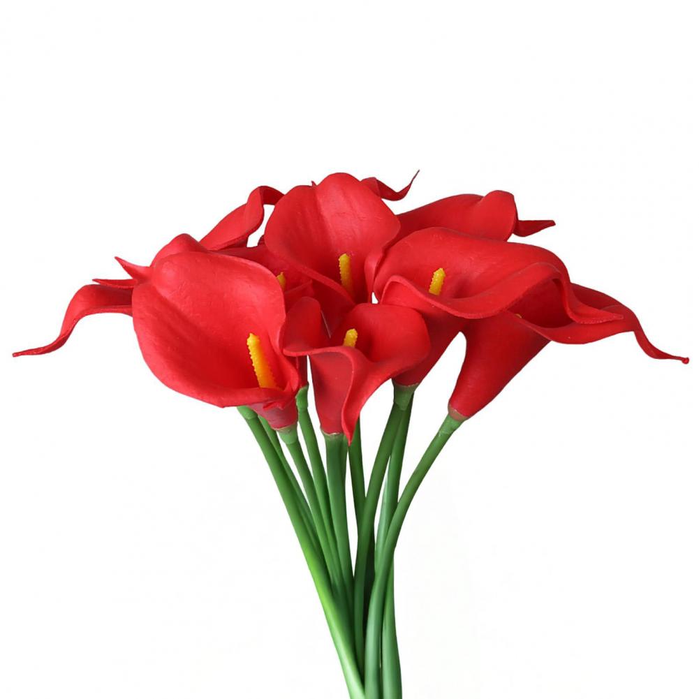 Simulated Calla Lily Premium Simulated Flowers Realistic Artificial Calla Lily Flowers for Home Decor Wedding for Vases