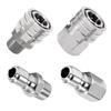 Stainless Steel 3/8 NPT Quick Connect High-Pressure Washer Fitting for Car Washers