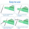 Automatic Needle Threader 50Pcs Mini Sewing Machine Hook Stitch Tool Quick Change Craft Accessories for Elderly Sewing Tools