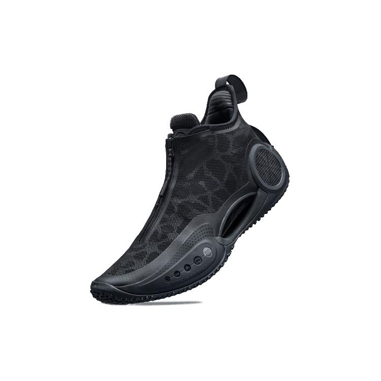 Li Ning WOW 9 Basketball Shoes Men's Mid top Black ABAR119-5