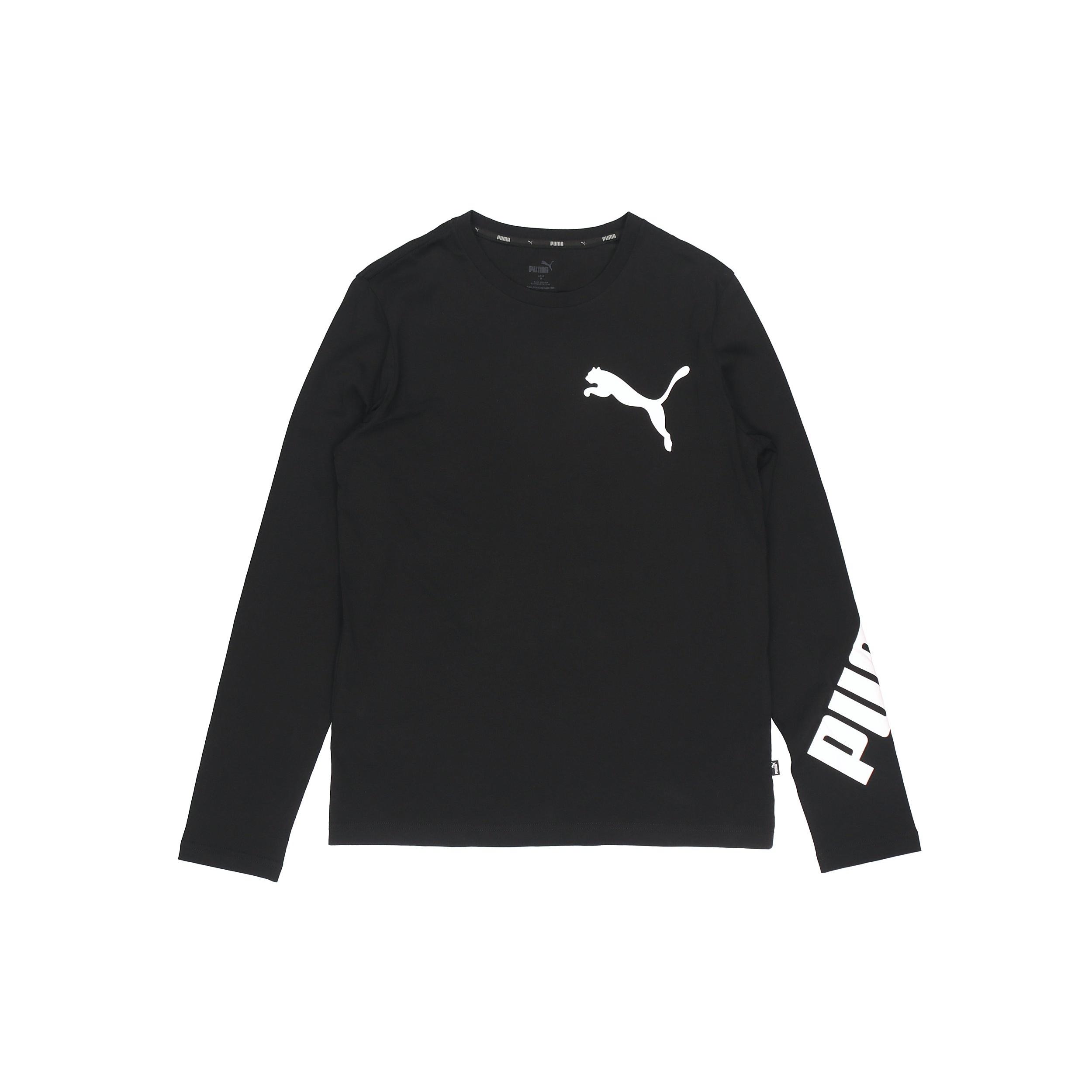 PUMA Casual Long Sleeve T-Shirt  Black  Men s 845979-01 M