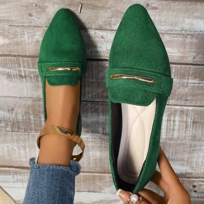 Loafers Flats Pointed Toe Casual Women Shoes  Comfortable Walking  :Wear-resisting