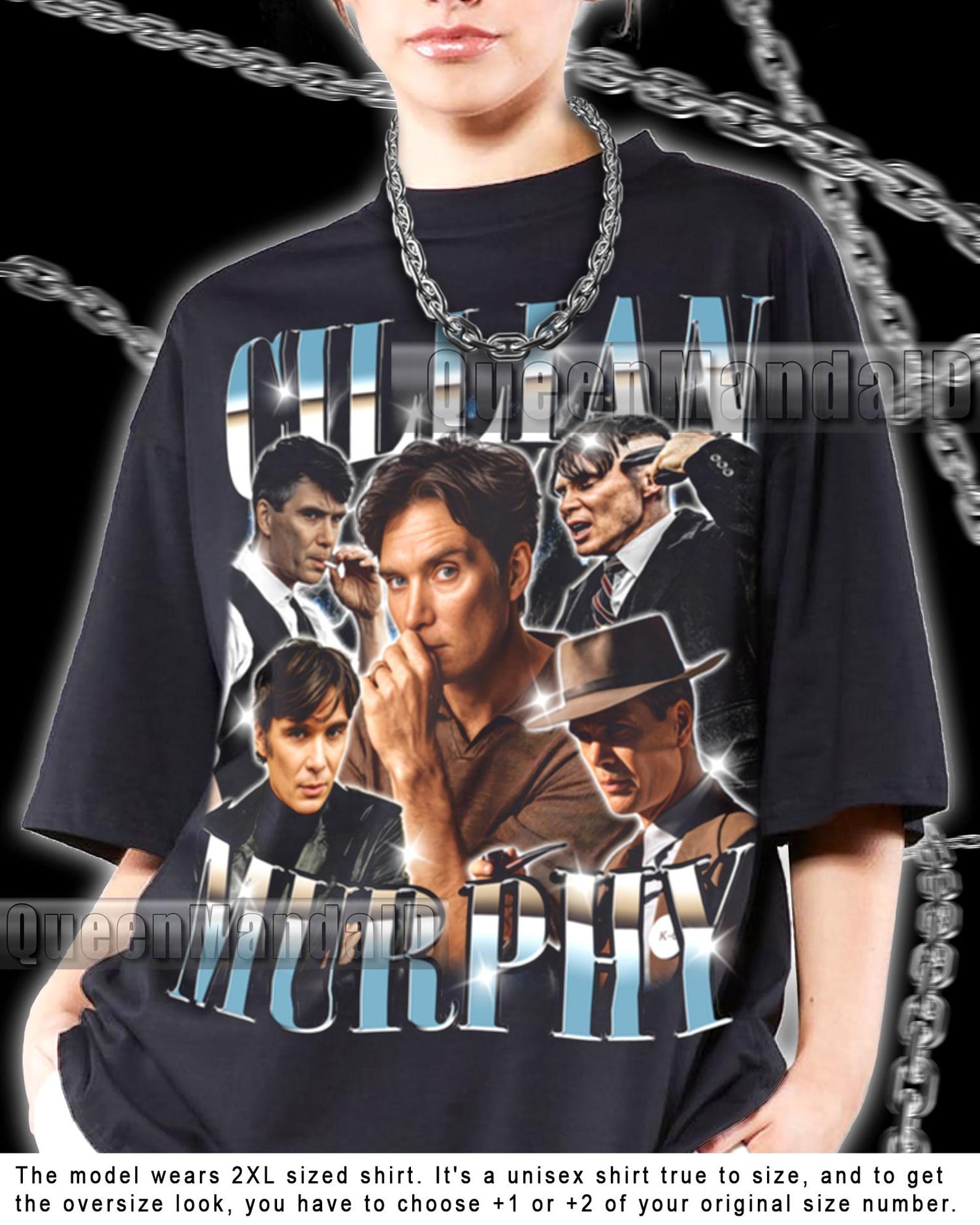 Cillian Murphy Shirt 90s Retro Fan Tee, Unisex Movie T-Shirt, Vintage Style R152 S