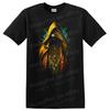 Dark Urban Streetwear T Shirt Mystical Figure Golden Accessories Tee