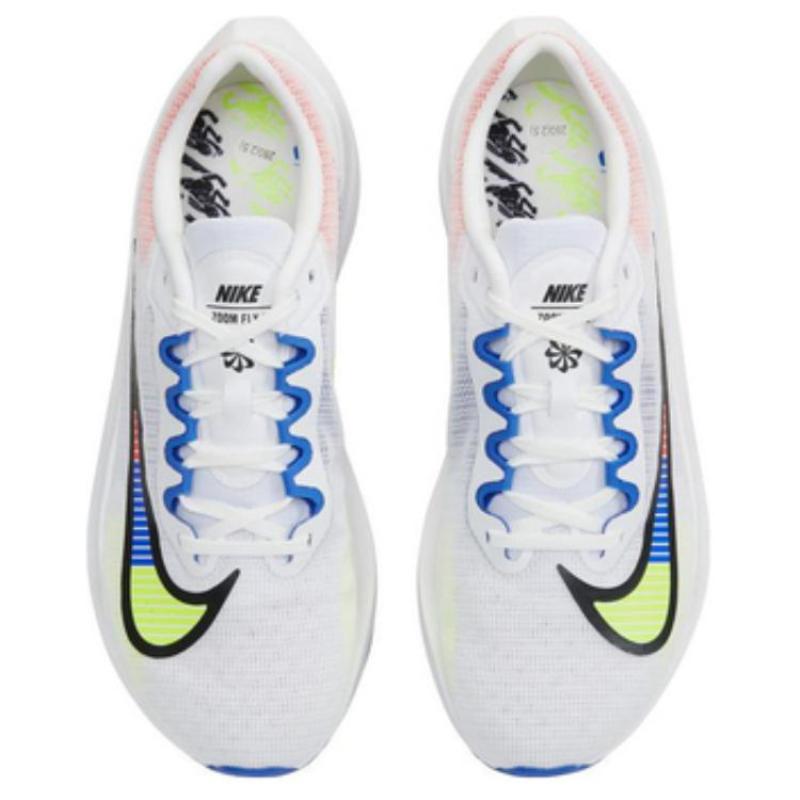 Nike Zoom Fly 5 Running Shoes Men Low Top White/Yellow/Blue/Pink Sneakers Casual DX1599-100