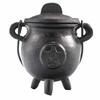 Cast Iron Cauldron Pentagram 6.5 X 13 Cm