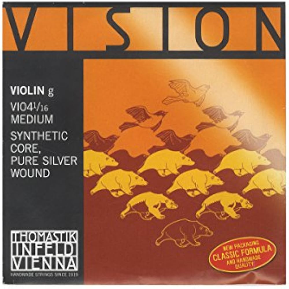 Vision Violin Strings G Line Silver Vol. VI04 1/16