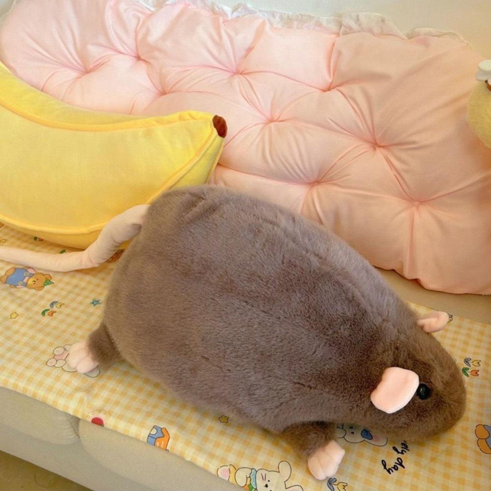 20/30/50cm Fancy Rat Doll Sleep Pillow Simulation Mouse Plush Pet Toy Stuffed Rat  Boys Girls