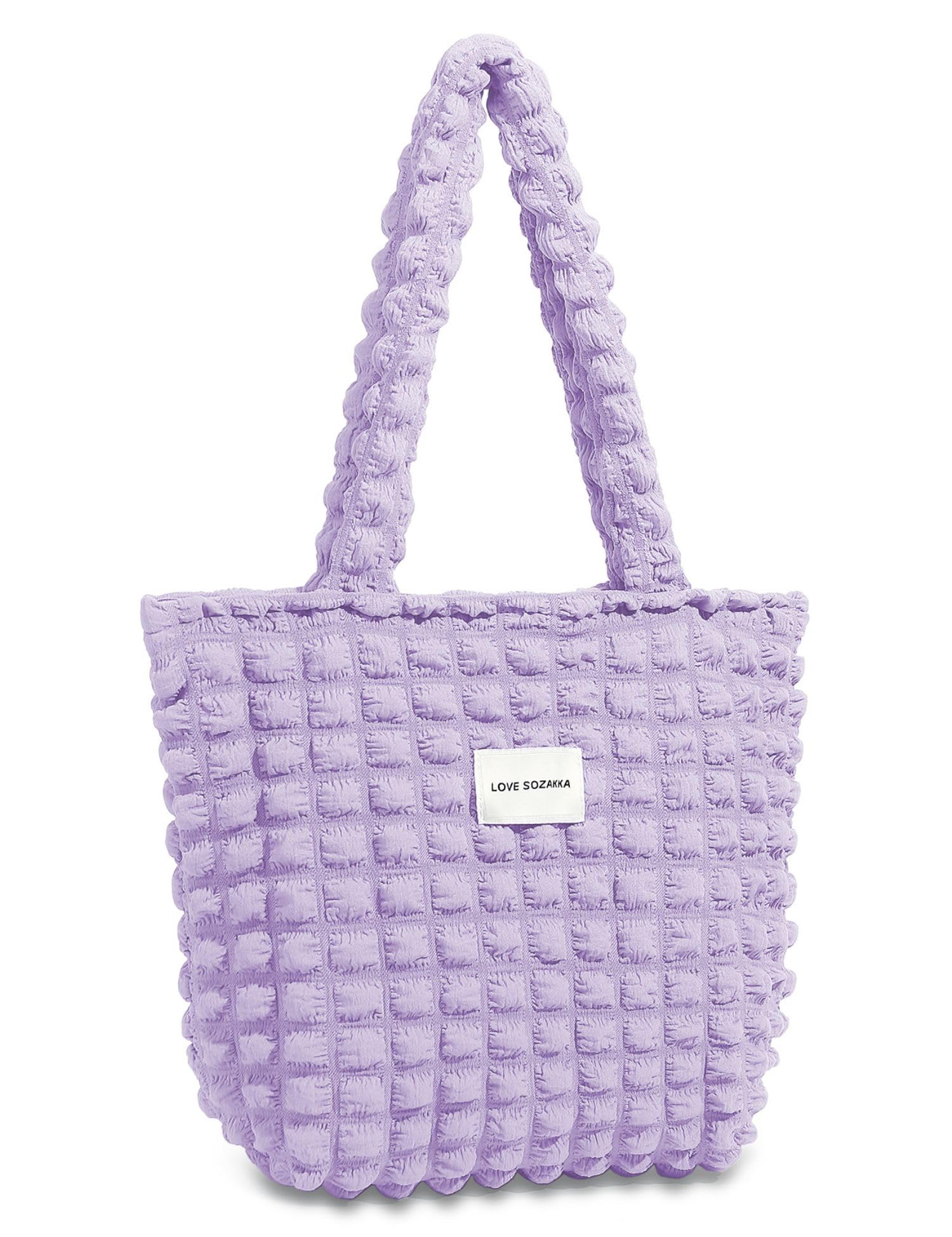

Ibonika Tote Quilted Popcorn Shoulder For Large For For ltpurple [YIBONIKA] Bag, Bag, Bag, Women s, Vertical, Fluffy, Bag, Handbag, A4, Zippered,