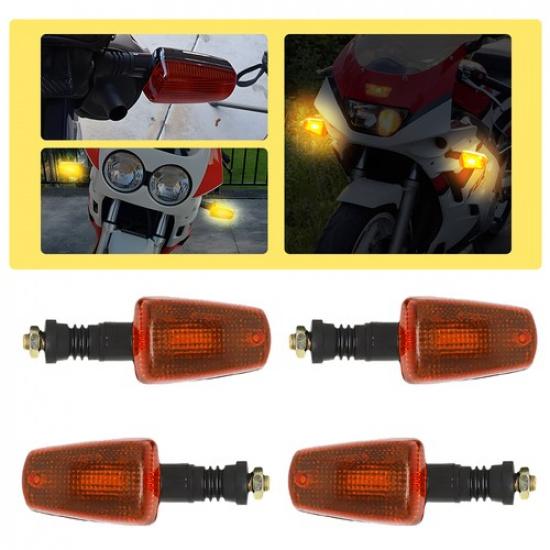 

4PC Turn Signal Indicator Winker Light For Yamaha TW200 XT225 XT250 FZR400 XT600