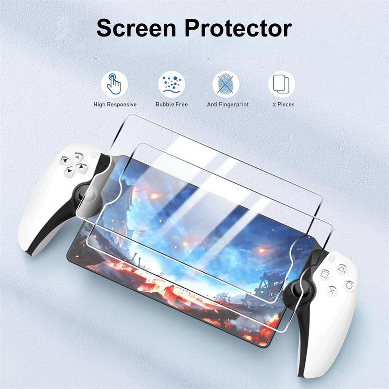 3-in-1 Accessoireset Compatibel met Playstation Portal, Eva Draagtas voor Ps5 Portal, Zachte Siliconen Beschermhoes