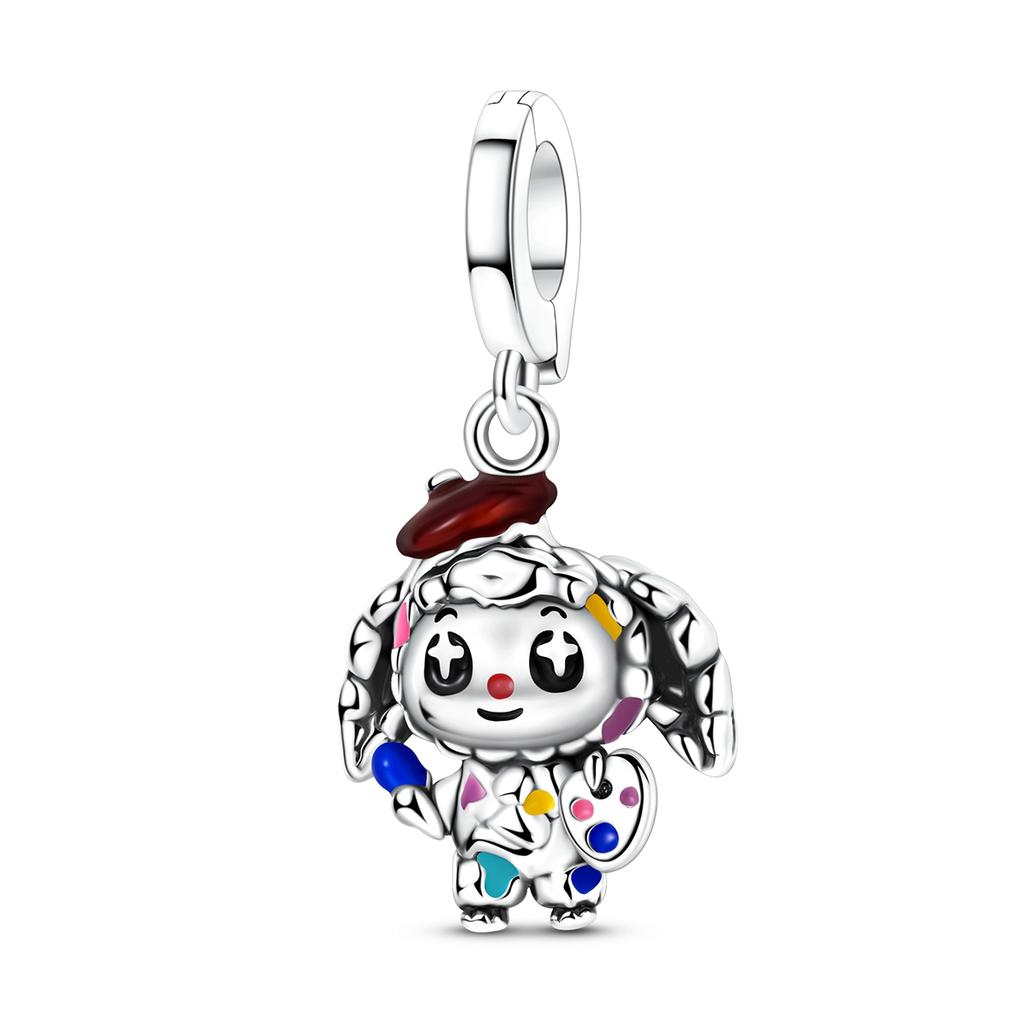 Dangle Charms Copper Doll Pendant Fit Original Bracelet Charm Making Woman Jewelry