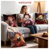 Anime Rozen Maiden Cushion Cover 1Pcs Decorative Covers Soft Cushion Case For Sofa Couch Decor 40X40 45X45 Pillowcases