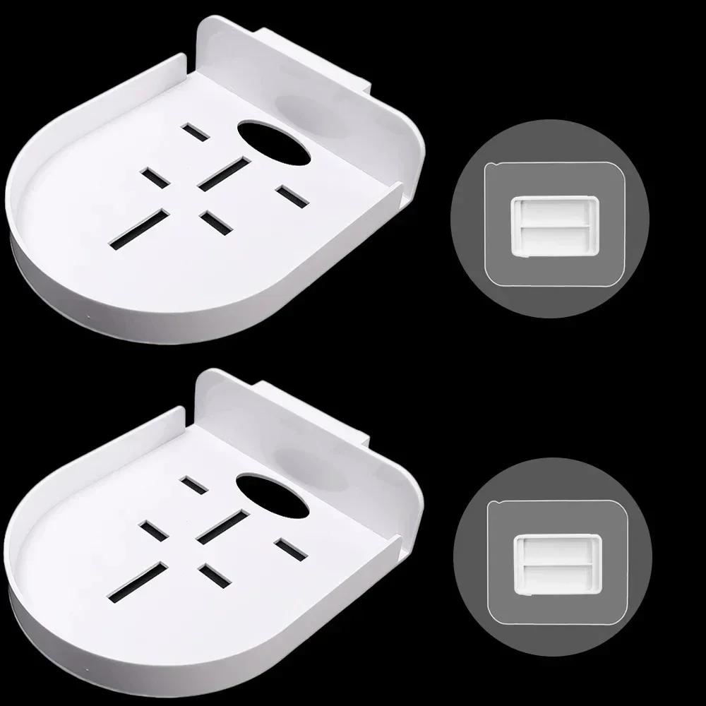 1/2Pcs Mini Punch-Free Security Surveillance Camera Stand Home Self-Adhesive Drill-free Fixer Traceless Wall-Mounted Bracket New