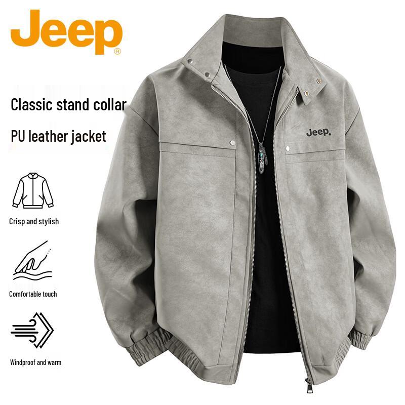 Jeep Мужская замшевая рабочая куртка 3XL