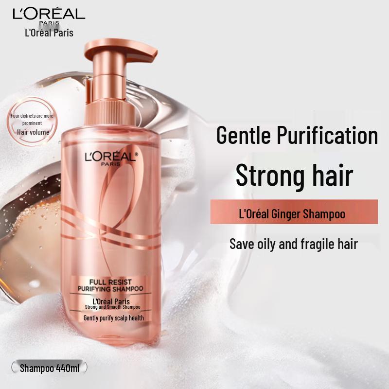 

L Oreal Восстанавливающий шампунь с имбирем против ломкости 440 мл