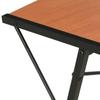 Desk with Shelf Black and Brown 116 * 50 * 93 cm