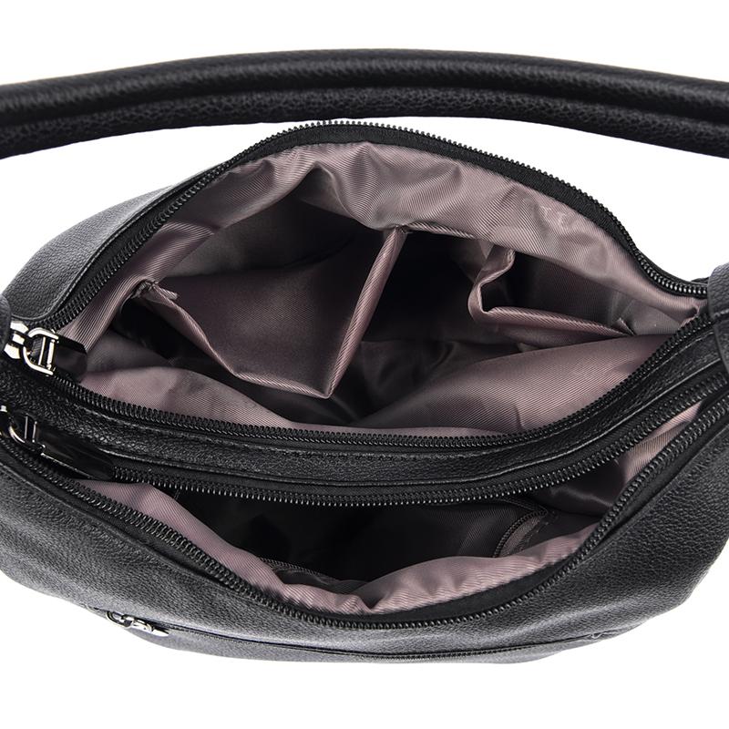 Vintage Große Kapazität Achseltasche Damen Schulter Crossbody Tasche
