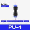 10Pcs Pneumatic Fittings Quick Connector Air Plastic Hose Tube Connectors Pu Pg 4Mm To 16Mm Push Into Pluglug