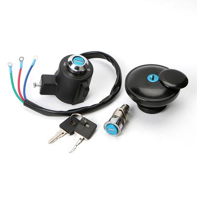 Motorcycle Ignition Switch Lock Fuel Gas Tank Oil Cap With 2 Keys Set For Harley Sportster 883 XL 883 Custom 1995-2003