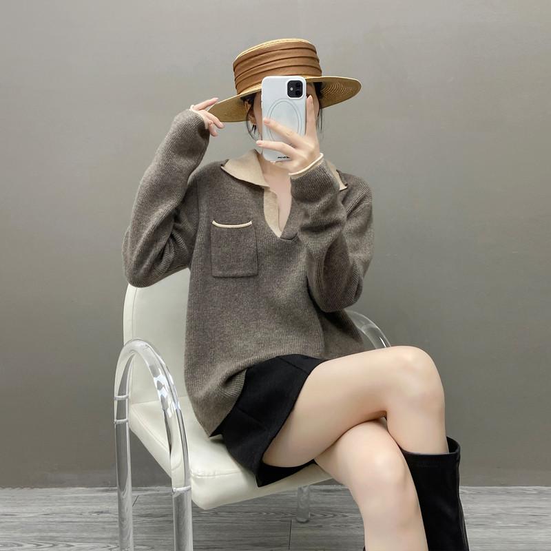 Qinghe 100% Pure Cashmere Women's Sweater - Ultra Soft Luxury Winter Pullover