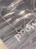 1 piece simple stainless steel chain necklace with hollow heart pendant, fashionable clavicle chain for Valentine's Day, Mom, Mother's Day, gift