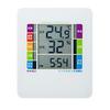 SANWA SUPPLY Digital Thermometer and Hygrometer with Influenza & Heatstroke Indicator (with Warning Buzzer Setting Function) CHE-TPHU2WN