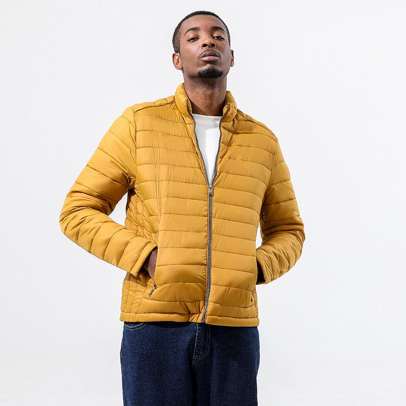 Autumn and winter new stand-up collar men's cotton clothes casual and warm long-sleeved pat cotton jacket men
