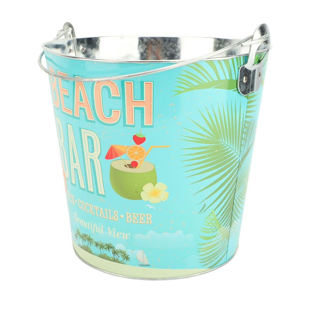 Handheld Ice Bucket Thickened Portable Insulated Beverage Tub Cooler for Party Gathering Outdoor BBQ