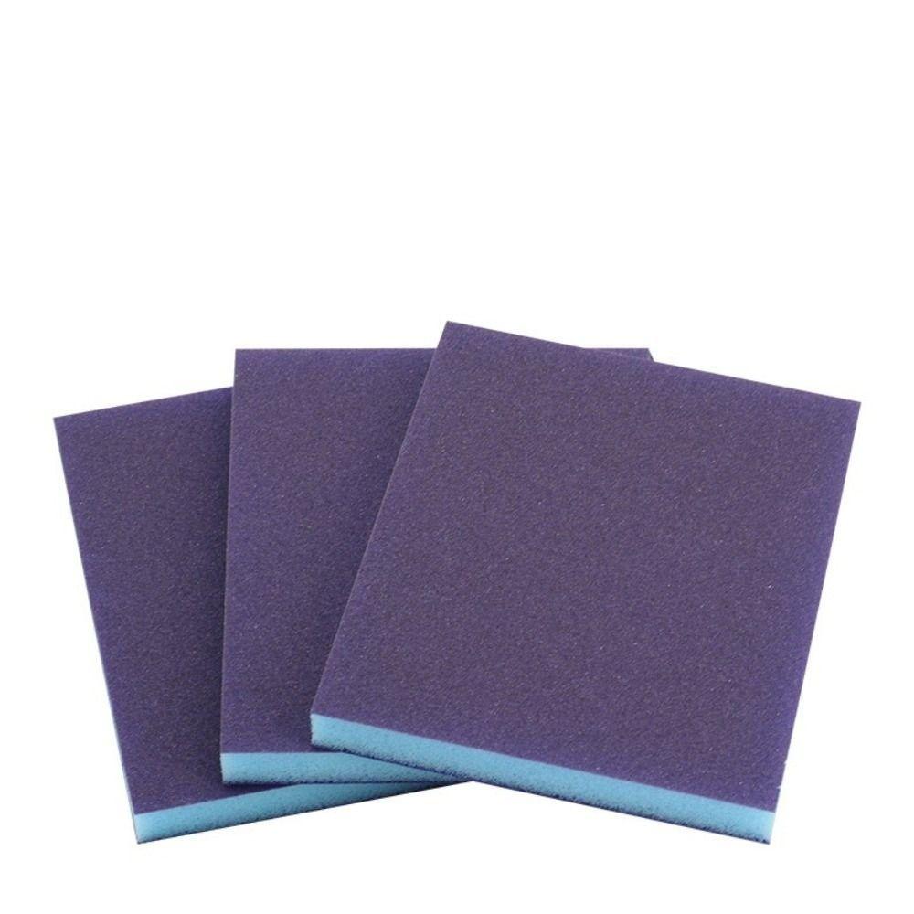 6Pcs/set Durable Reusable Sanding Sponge 60-320 Grit 12*10cm Sanding Blocks Multi-Purpose Grinding Sponge Metal Polishing