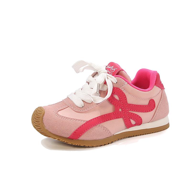 2025 Spring Popular Leather Sports Shoes Boys Baby Soft Sole Non-slip Casual Shoes Girls Fashion Forrest Gump Shoes