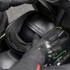 Sturdy Construction Motorcycle Storage Bag with 12L Capacity Double Closure Opening Accommodating Helmets and Ergonomic Design for Unobstructed Leg