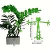 Frog Plant Stand Green Frog Indoor Plant Support Holder Pothos Climbing Fixture Tool for Outdoor Indoor Home Apartment Living