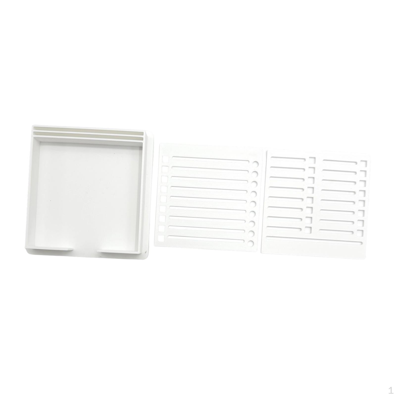 

Трафарет для держателя липких заметок Универсальный компактный диспенсер для принадлежностей Органайзер для блокнота для