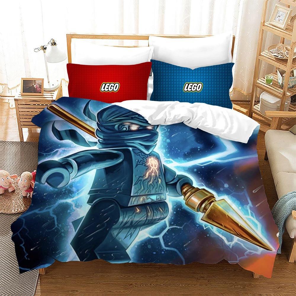 Bedding Kit, Lego Series Size Three-Piece Set Can Be Used For 3D Digital Printing