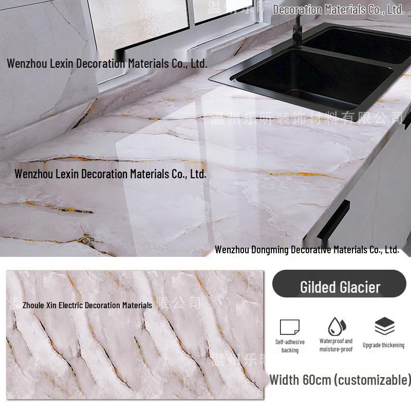 High-Temperature Resistant, Waterproof, Oil- and Moisture-Proof Kitchen Wall Stickers - Self-Adhesive Aluminum Foil for Cabinets and Stoves