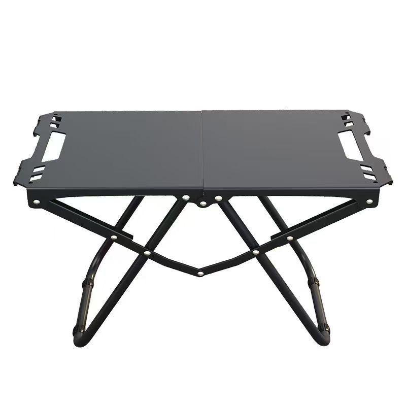 Lightweight Carbon Steel Folding Camping Table and Chair Set for Outdoor Use