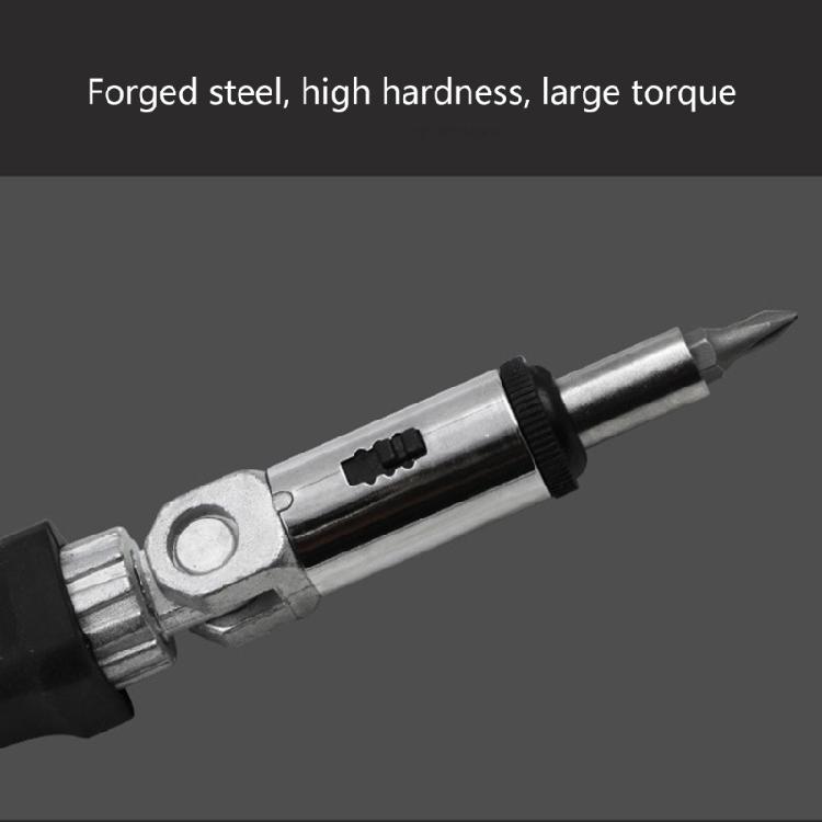 Adjustable Ratchet Screwdriver Rotating Ratchet Screwdriver Multifunction 180 Degree Angled Ratchet Screwdriver