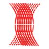 16Pcs 17"18" Strips Motorcycle Wheel Stickers Car Reflective Rim Tape Motorbike Bicycle Auto Decals Universal For Honda Decals
