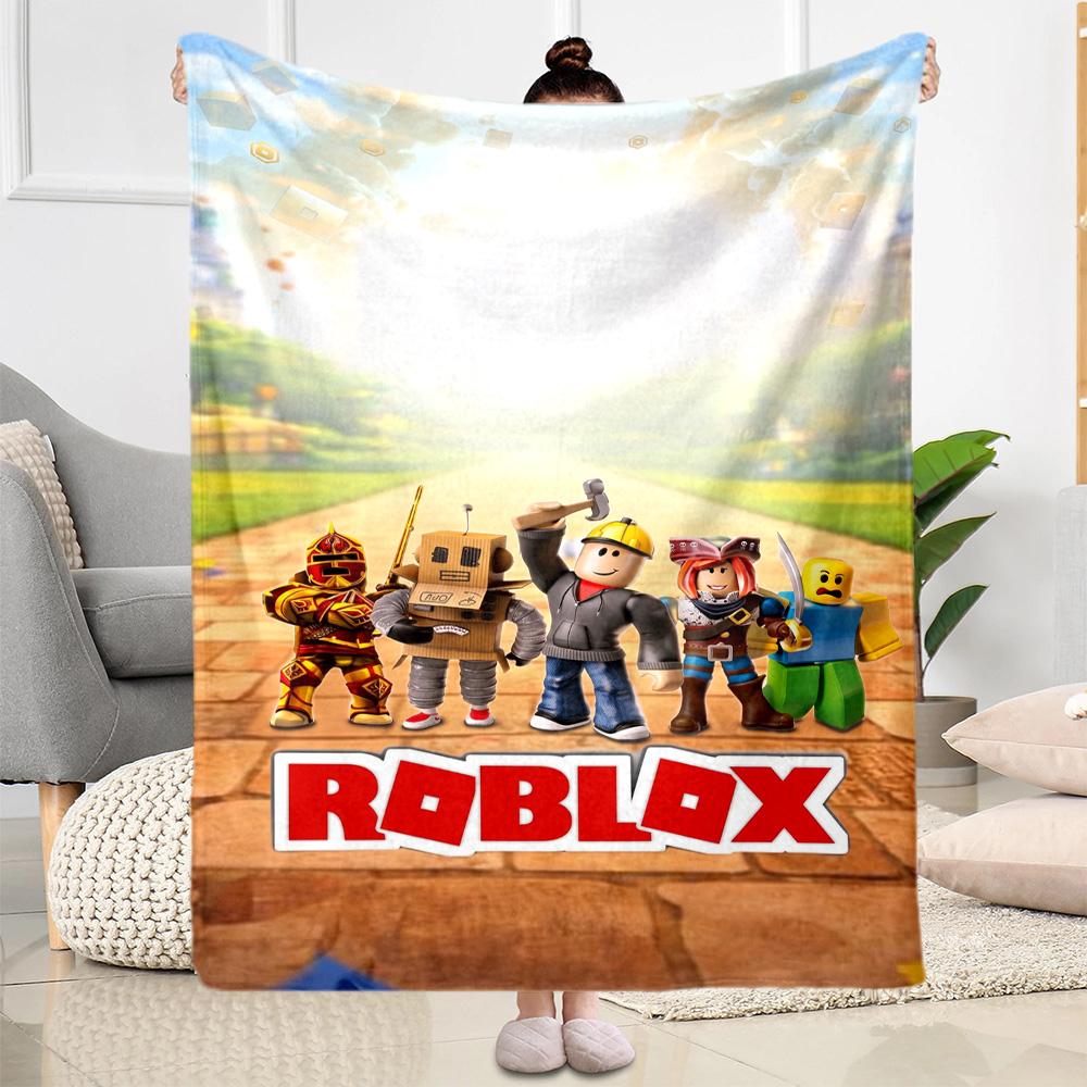 Roblox 199 Blanket Comfortable Suitable for Livingroom Office Chair Couch Four Seasons Universal Warmthful Decor