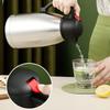 2L Thermoskanne Auslaufsicherer Deckel Isolierter Kessel Krug Thermoskanne für Kaffee Winter