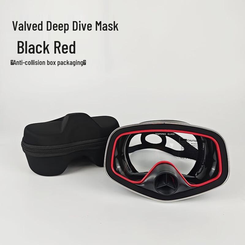 YEXIZE Nose Valve Freediving Mask with HD View