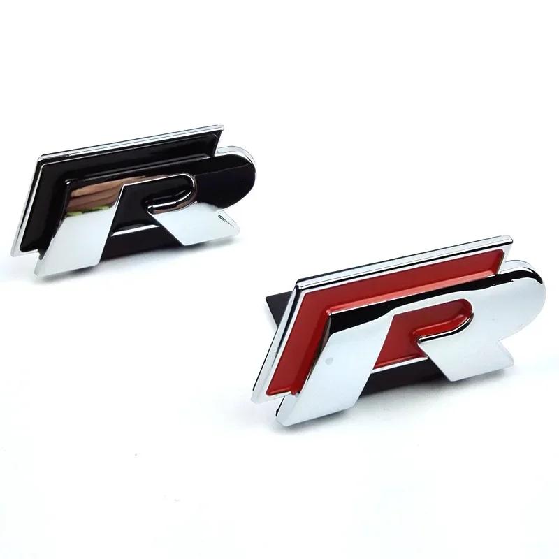 BSK1 For VOLKSWAGEN VW GTI 3D Metal Sport Sticker Badge Body Sticker For Volkswagen Golf R Rline Tiguan Touareg Polo GTI CC Passat r3 in2