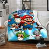 1pc Mario Bros Soft & Warm Flannel Blanket, Multi-Purpose Throw Blanket for Couch, Sofa, Office, Bed, Camping, Travel 141