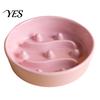 Slow Feeder Bowl for Puppies Pet Bowl, Ceramic Anti-vomiting Dog Non-Slip Anti-choke Food Reduces Choking Dogs Cats Scratch-resistant