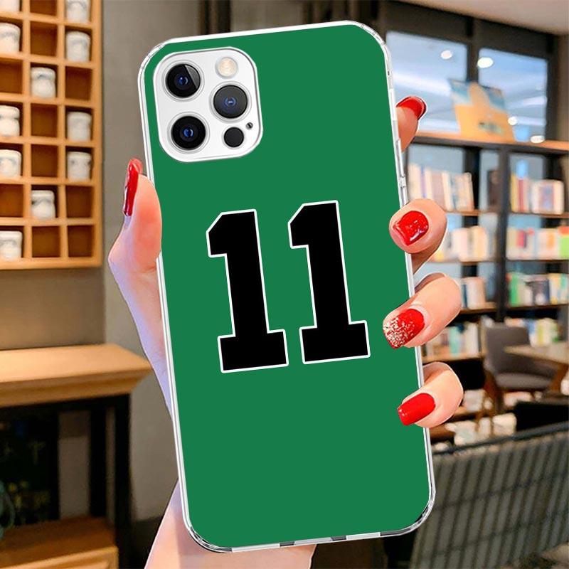 Basketball 23 24 8 Number Cover Phone Case For iPhone 16 17 Air 15 14 Pro Max 16E Phone Case 13 Mini 12 11 7 SE 8 Print Pattern