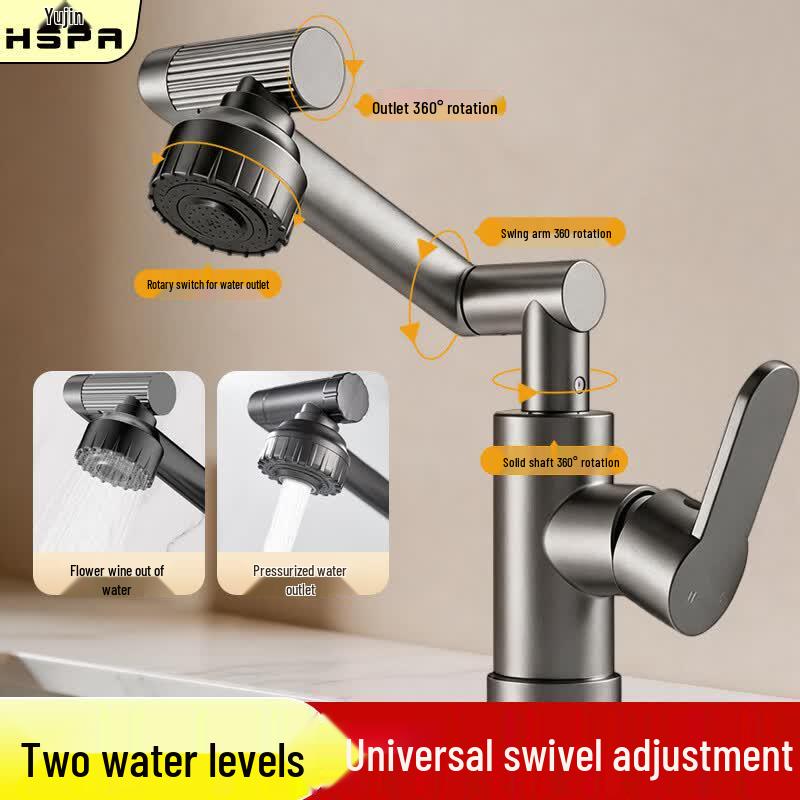 HSPA 360° Robotic Arm Basin Faucet