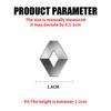 3D Metal Car Interior Emblem Stickers Decoration For Renault DACIA Fluence Scenic Loguna Duster Trafic Twingo Clio Captur Megane SS8