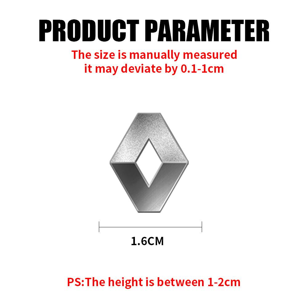 3D Metal Car Interior Emblem Stickers Decoration For Renault DACIA Fluence Scenic Loguna Duster Trafic Twingo Clio Captur Megane SS8