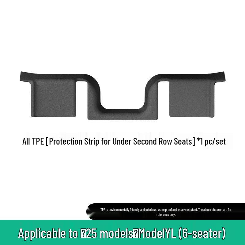25 Tesla Model YL Floor Mats - Dirt-Resistant, Waterproof TPE Mats